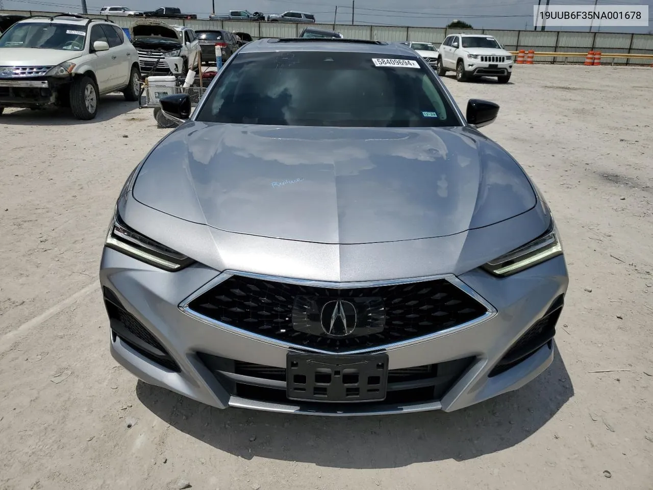 19UUB6F35NA001678 2022 Acura Tlx