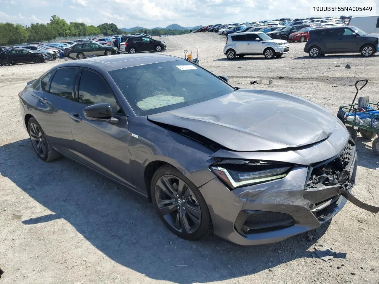 19UUB5F55NA005449 2022 Acura Tlx Tech A