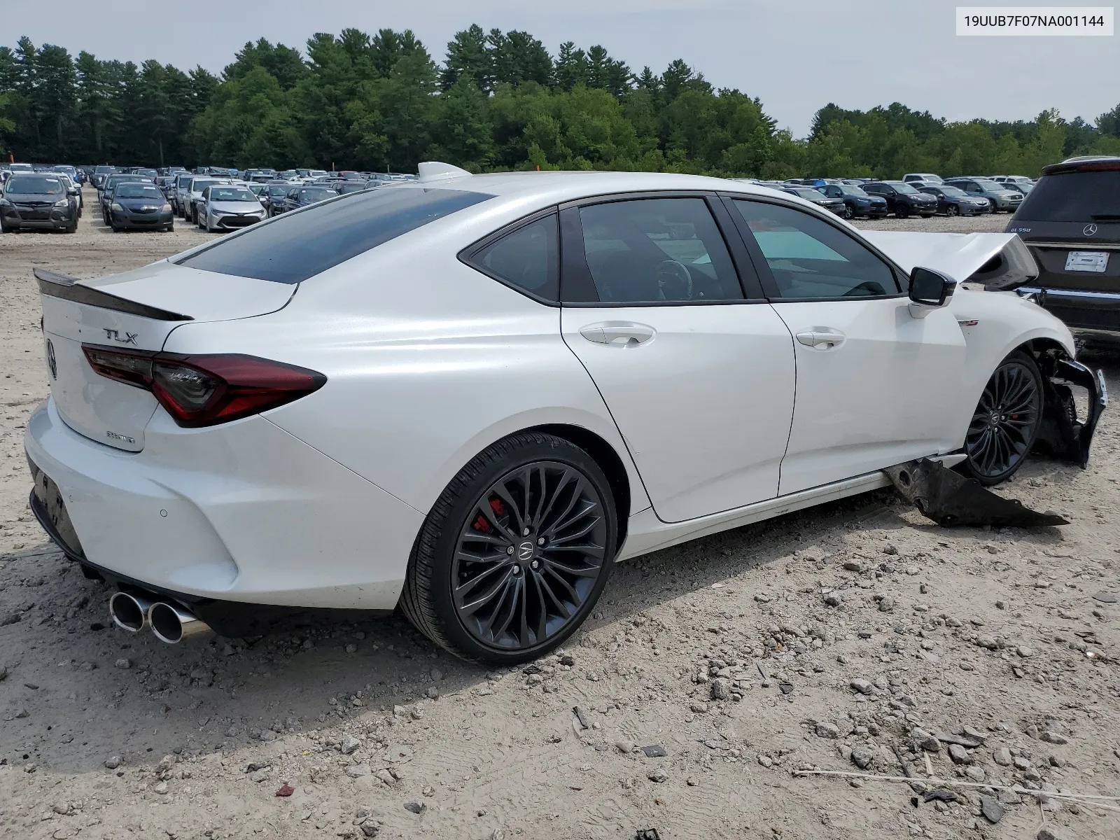 2022 Acura Tlx Type S VIN: 19UUB7F07NA001144 Lot: 63761664