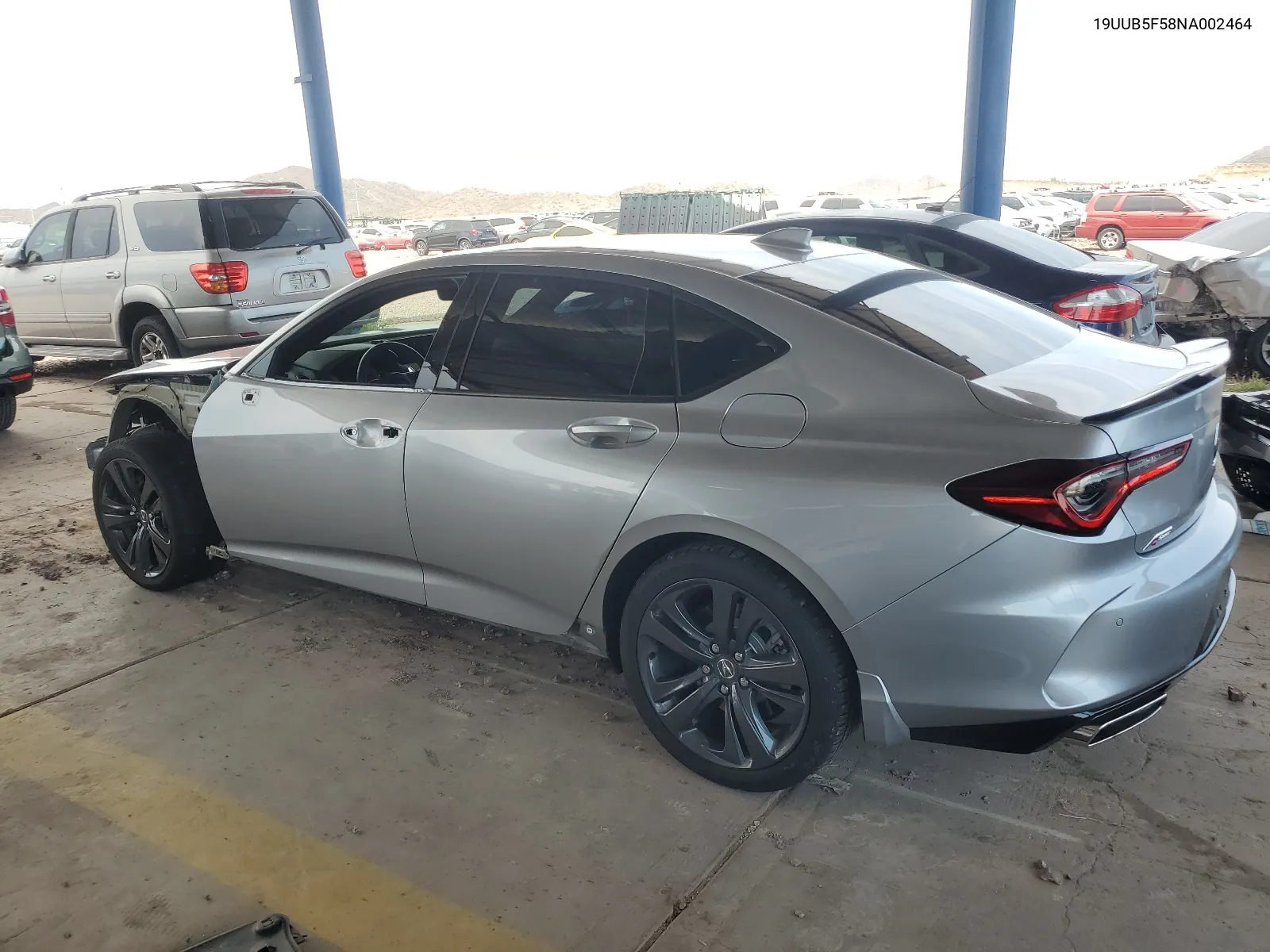 2022 Acura Tlx Tech A VIN: 19UUB5F58NA002464 Lot: 64660004