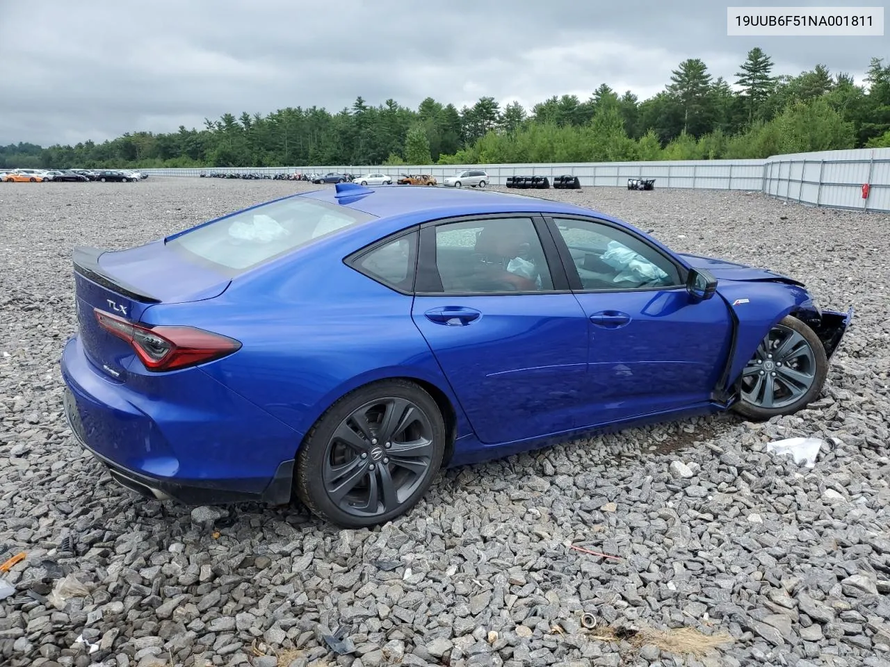 19UUB6F51NA001811 2022 Acura Tlx Tech A