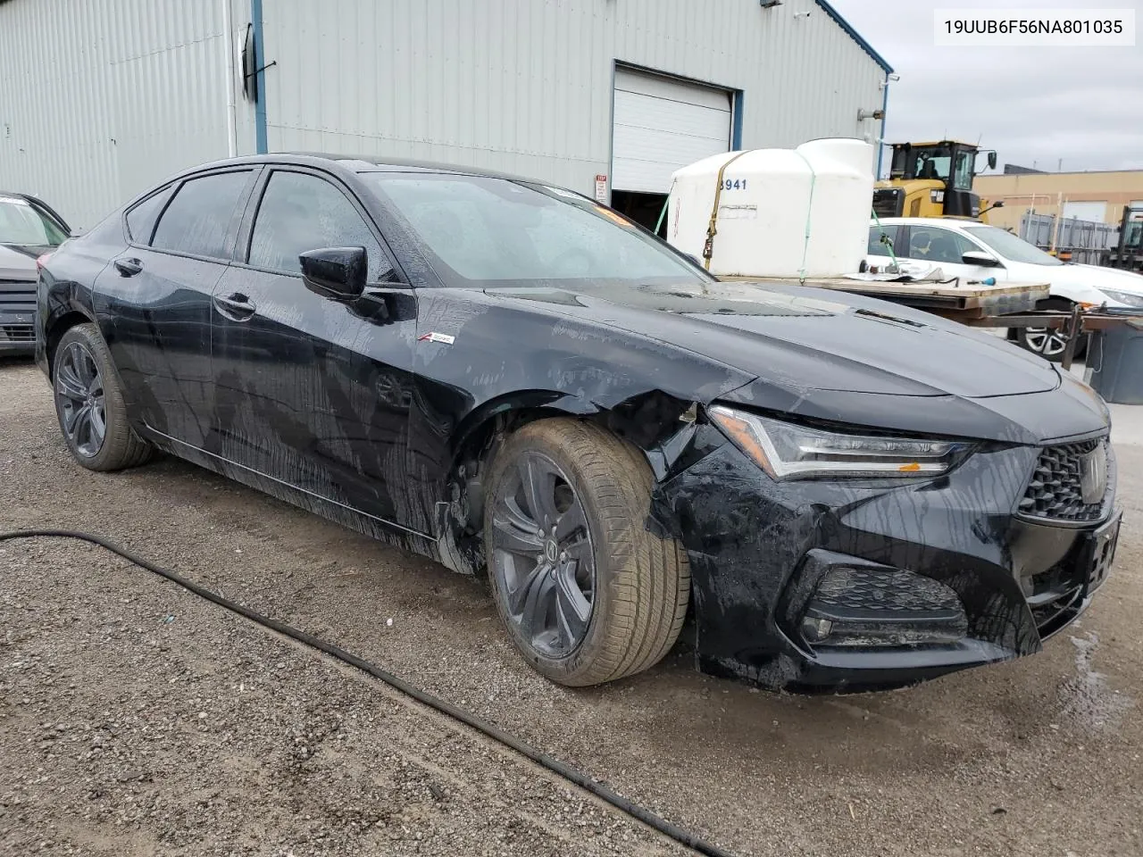 2022 Acura Tlx Tech A VIN: 19UUB6F56NA801035 Lot: 67822404