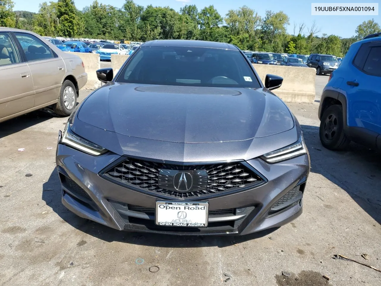 2022 Acura Tlx Tech A VIN: 19UUB6F5XNA001094 Lot: 68033734