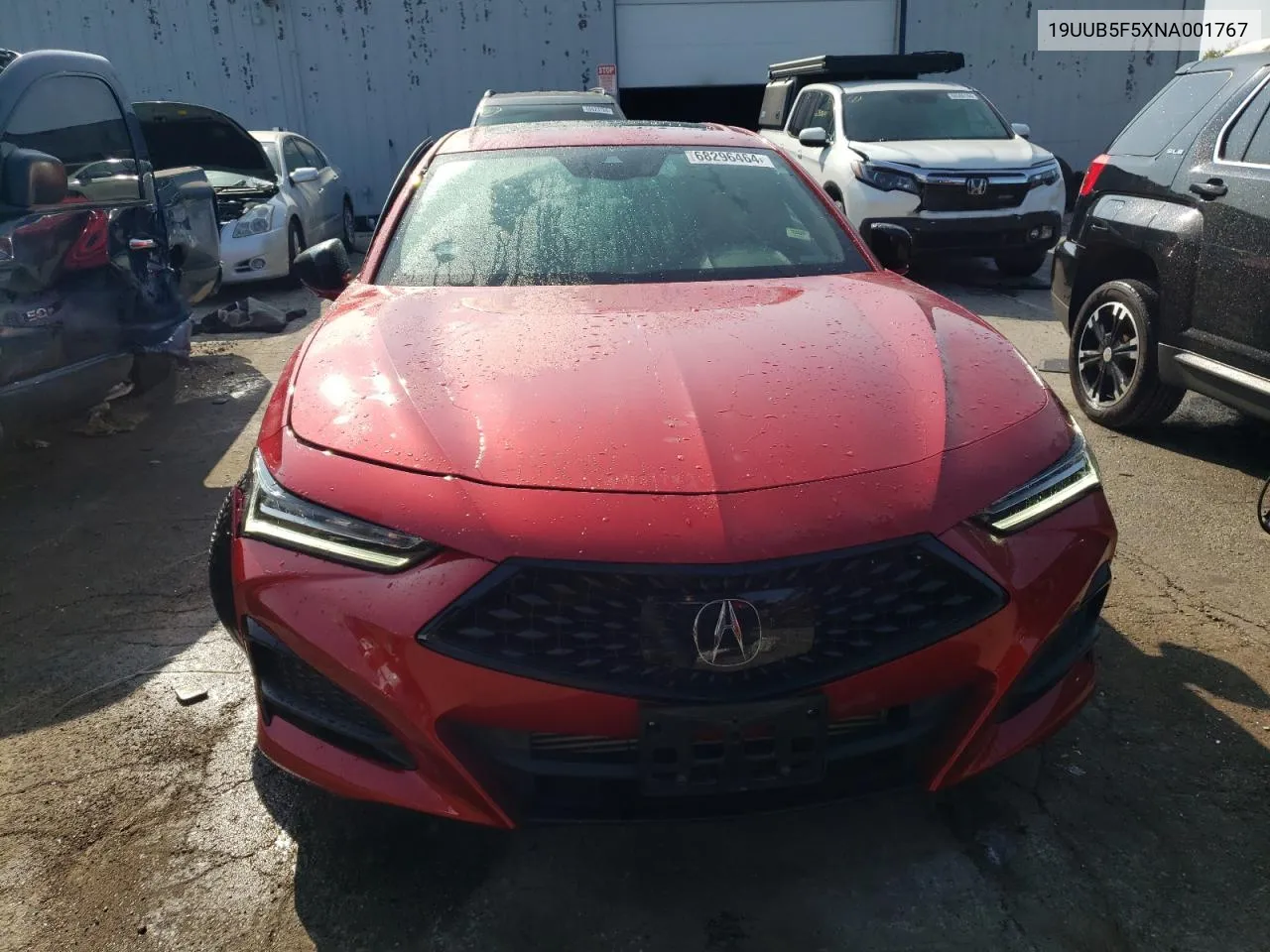 2022 Acura Tlx Tech A VIN: 19UUB5F5XNA001767 Lot: 68296464