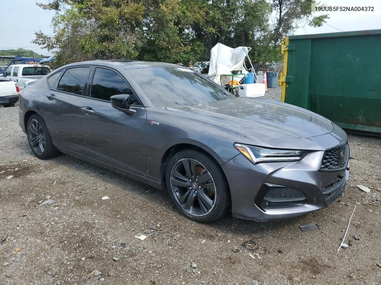 19UUB5F52NA004372 2022 Acura Tlx Tech A