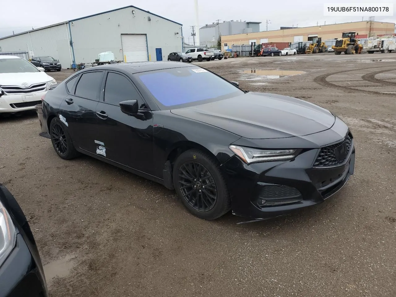 2022 Acura Tlx Tech A VIN: 19UUB6F51NA800178 Lot: 72637614