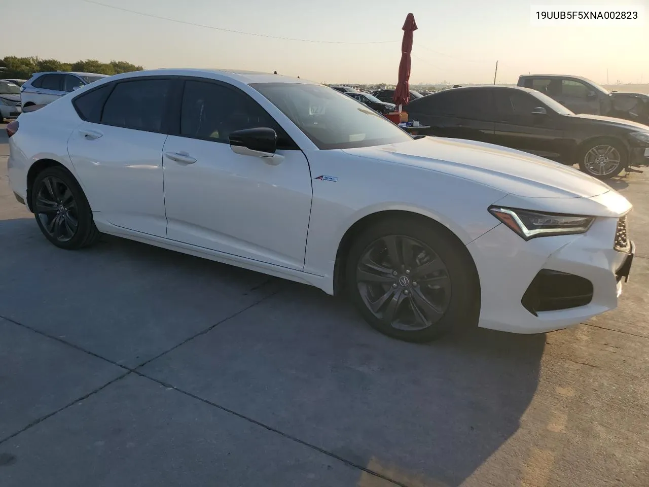 2022 Acura Tlx Tech A VIN: 19UUB5F5XNA002823 Lot: 73583304