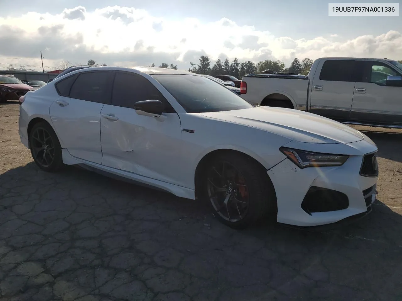 2022 Acura Tlx Type S VIN: 19UUB7F97NA001336 Lot: 74243714