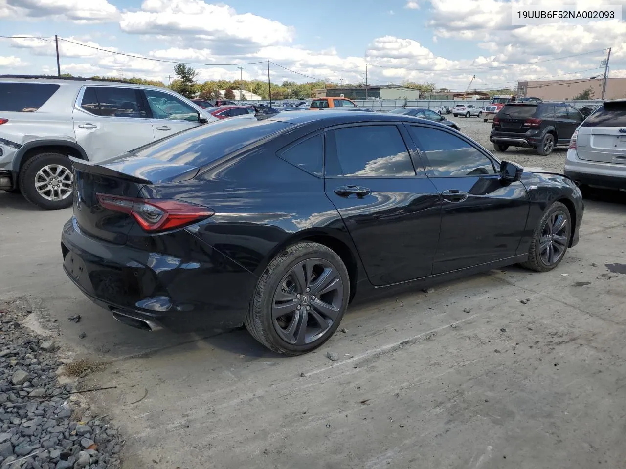 19UUB6F52NA002093 2022 Acura Tlx Tech A