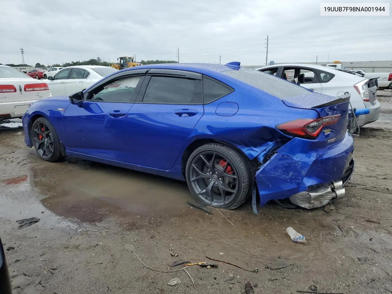 2022 Acura Tlx Type S VIN: 19UUB7F98NA001944 Lot: 75260724