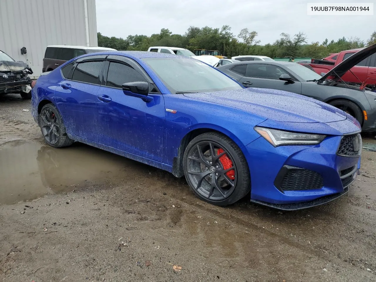 2022 Acura Tlx Type S VIN: 19UUB7F98NA001944 Lot: 75260724