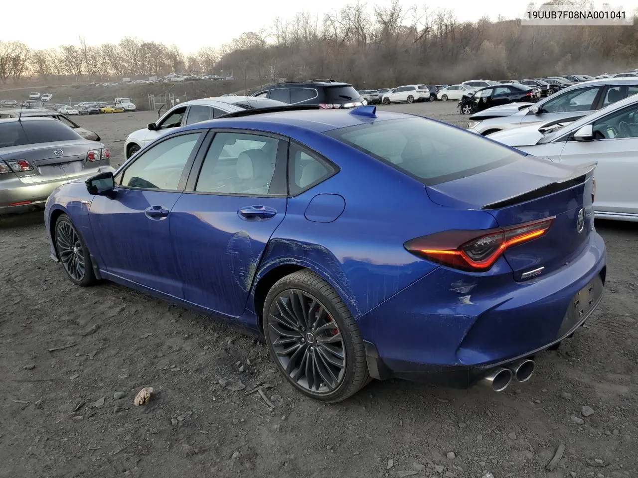 2022 Acura Tlx Type S VIN: 19UUB7F08NA001041 Lot: 75411724