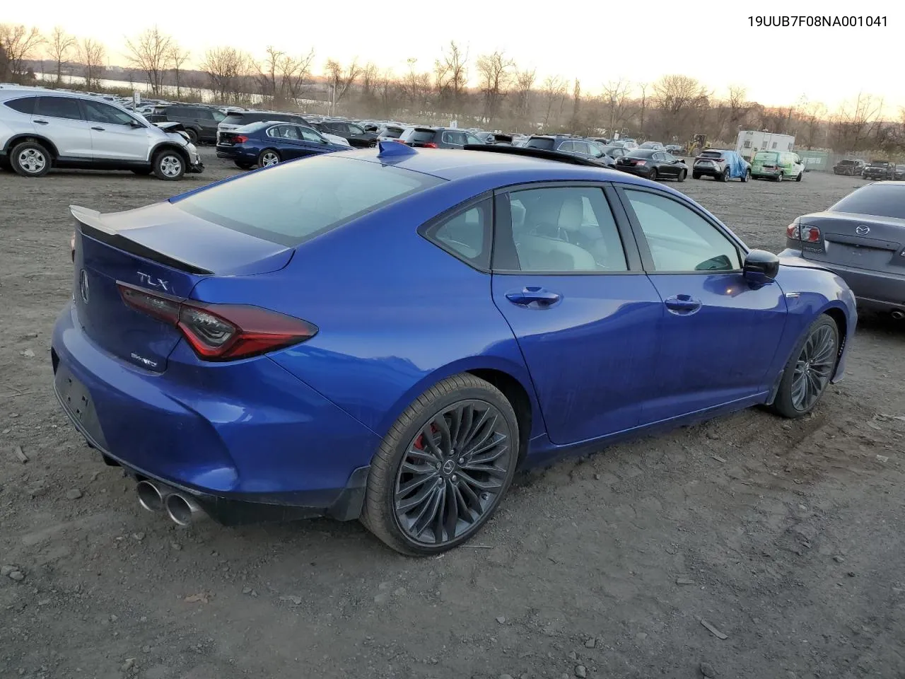 2022 Acura Tlx Type S VIN: 19UUB7F08NA001041 Lot: 75411724