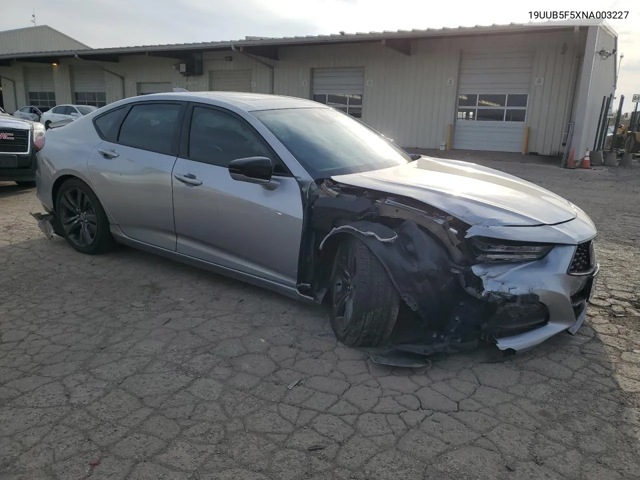 2022 Acura Tlx Tech A VIN: 19UUB5F5XNA003227 Lot: 77649154