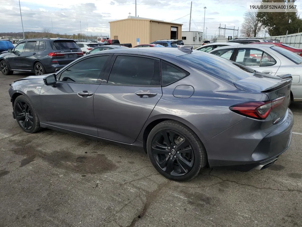 2022 Acura Tlx Tech A VIN: 19UUB5F52NA001567 Lot: 79201754