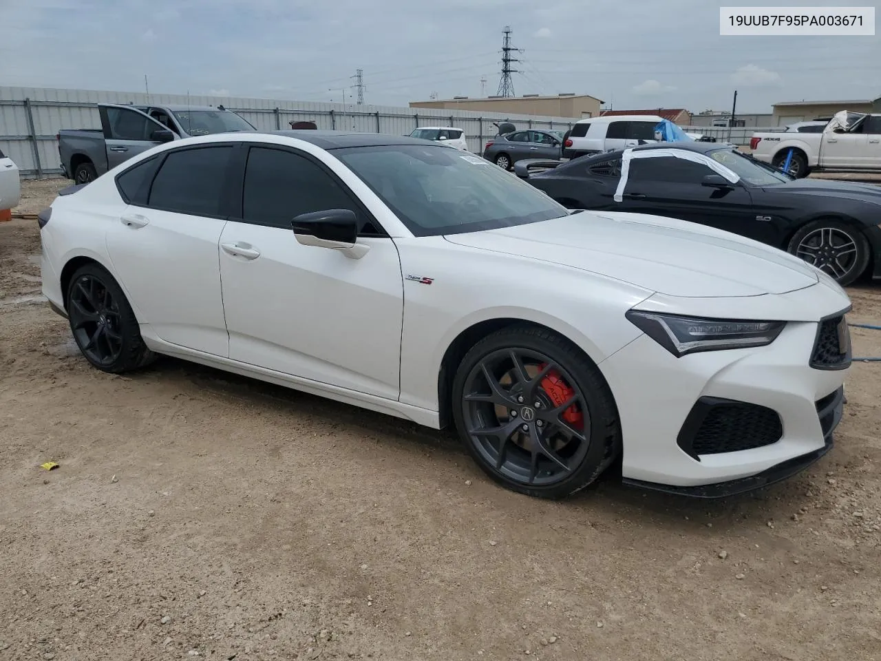 2023 Acura Tlx Type S VIN: 19UUB7F95PA003671 Lot: 63058604