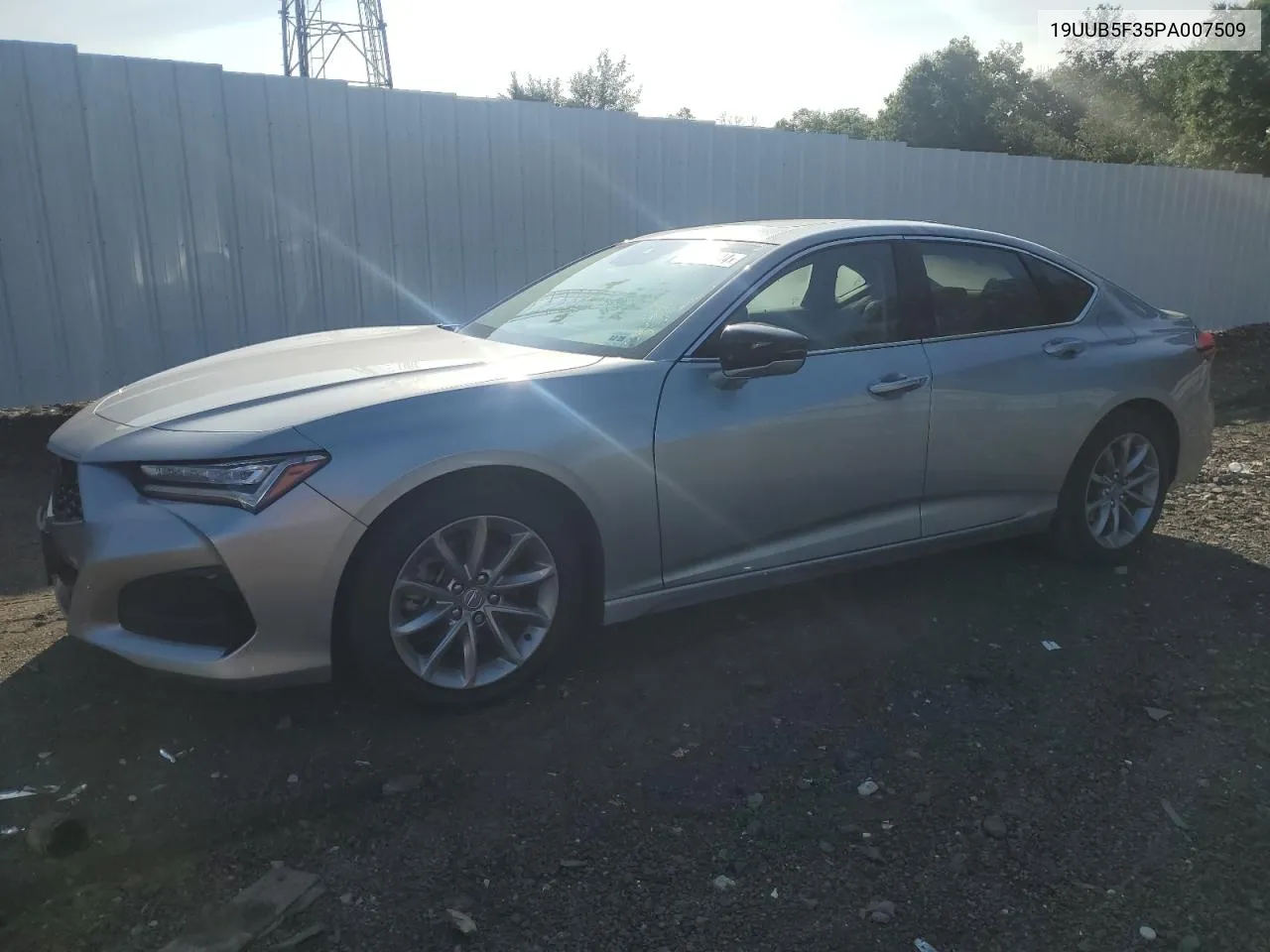 2023 Acura Tlx VIN: 19UUB5F35PA007509 Lot: 67734844