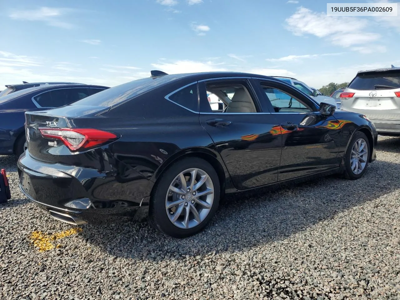 2023 Acura Tlx VIN: 19UUB5F36PA002609 Lot: 73852104