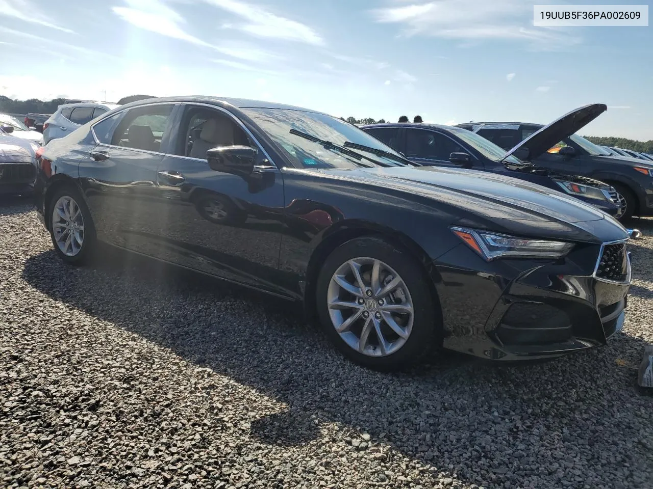 2023 Acura Tlx VIN: 19UUB5F36PA002609 Lot: 73852104