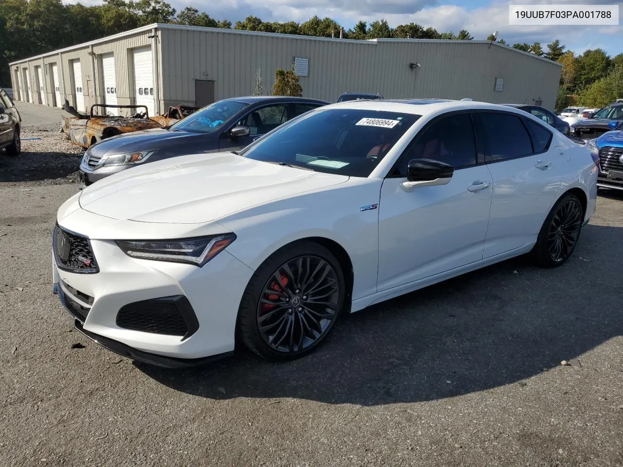 2023 Acura Tlx Type S Pmc Edition VIN: 19UUB7F03PA001788 Lot: 74806994