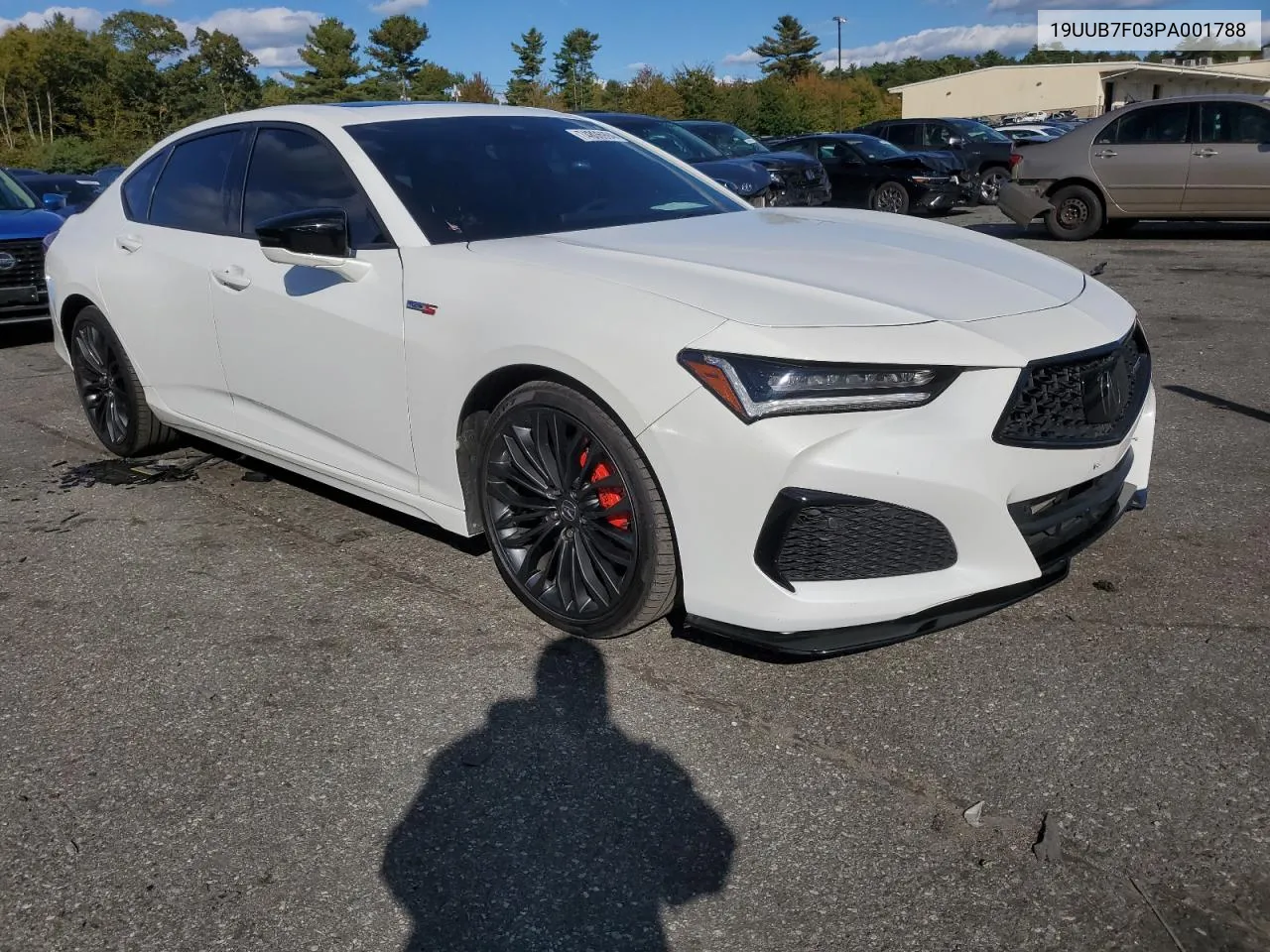 2023 Acura Tlx Type S Pmc Edition VIN: 19UUB7F03PA001788 Lot: 74806994