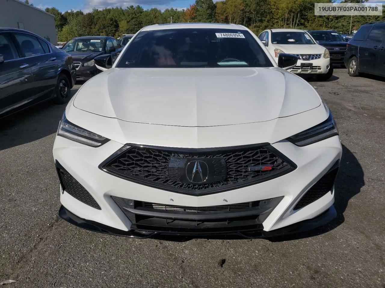 2023 Acura Tlx Type S Pmc Edition VIN: 19UUB7F03PA001788 Lot: 74806994