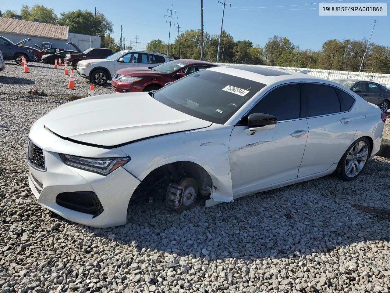 2023 Acura Tlx Technology VIN: 19UUB5F49PA001866 Lot: 75392944