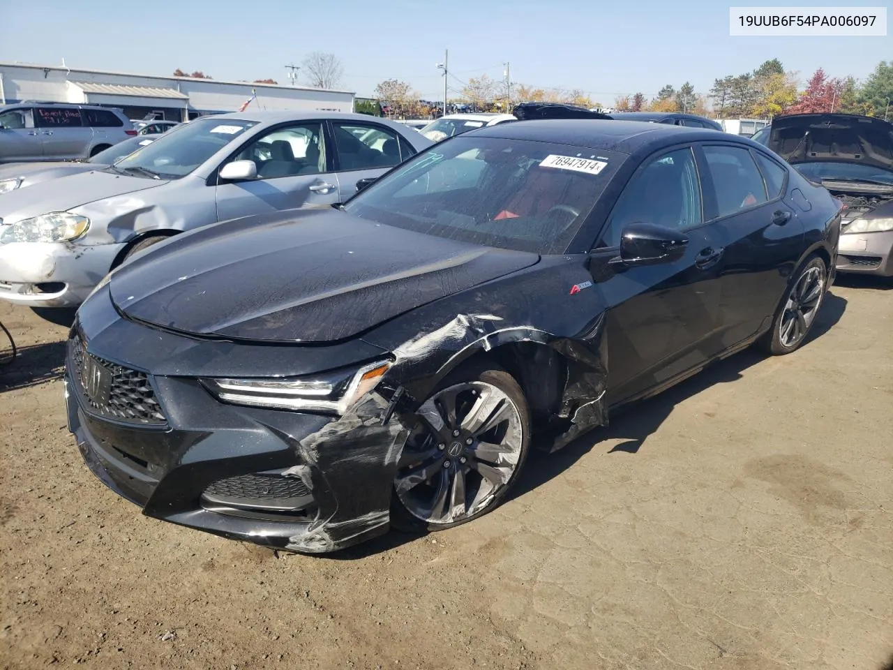 2023 Acura Tlx A-Spec VIN: 19UUB6F54PA006097 Lot: 76947914