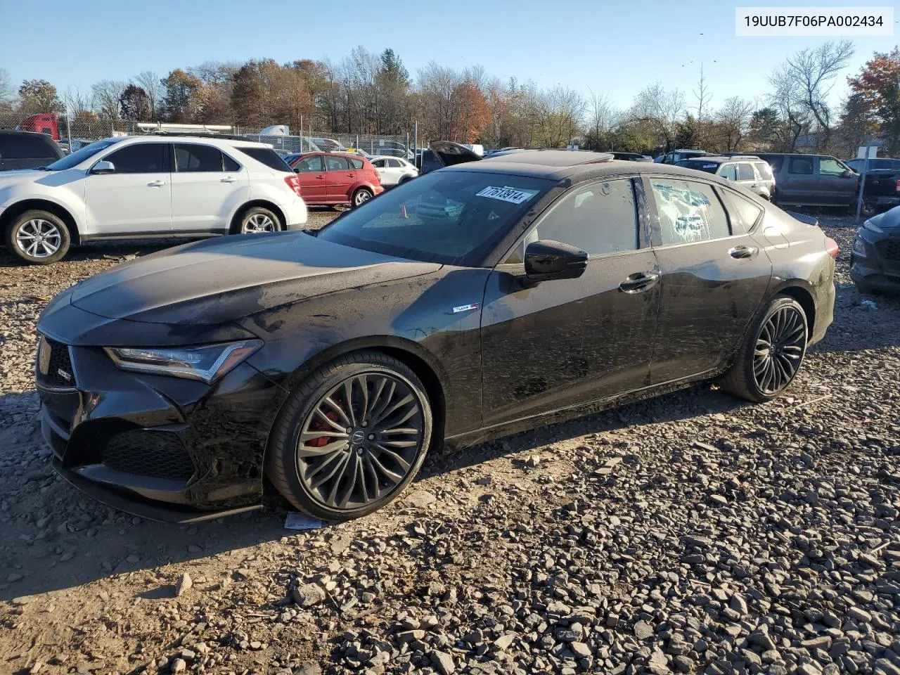 2023 Acura Tlx Type S Pmc Edition VIN: 19UUB7F06PA002434 Lot: 77613914