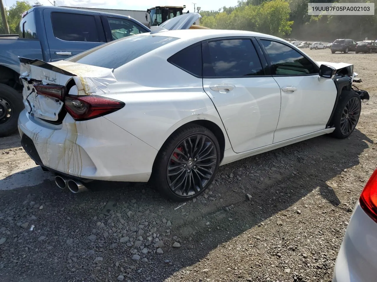 19UUB7F05PA002103 2023 Acura Tlx Type S Pmc Edition