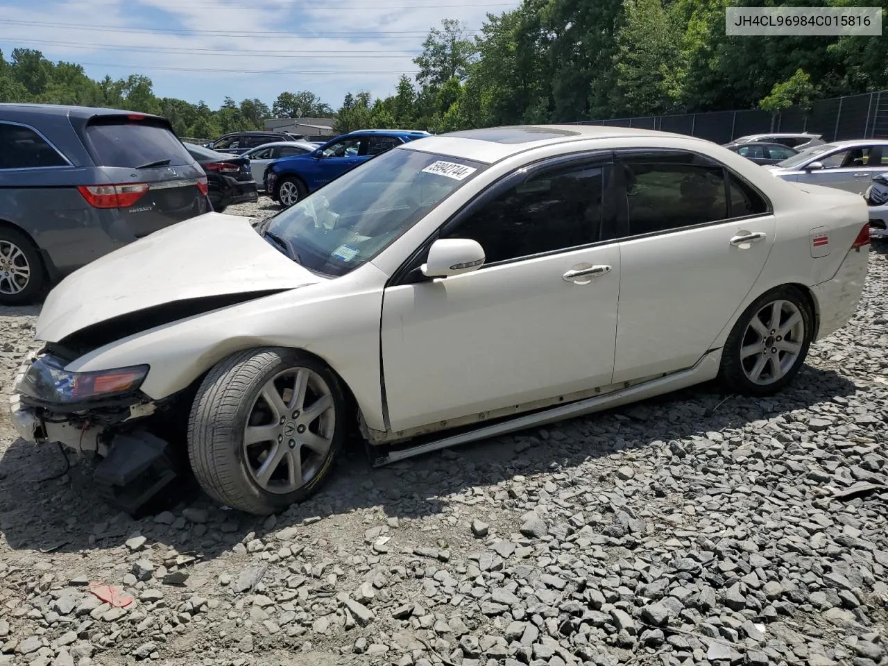 2004 Acura Tsx VIN: JH4CL96984C015816 Lot: 59942744