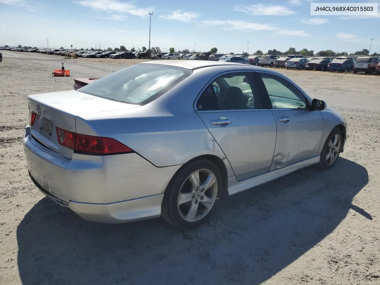 2004 Acura Tsx VIN: JH4CL968X4C015503 Lot: 65438364