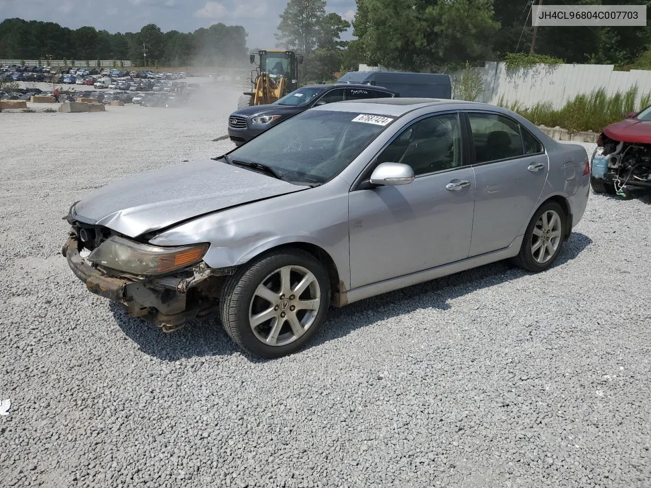 2004 Acura Tsx VIN: JH4CL96804C007703 Lot: 67687424