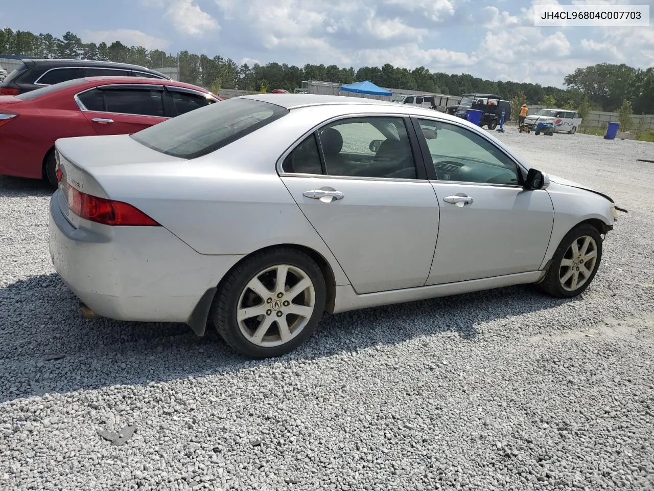 2004 Acura Tsx VIN: JH4CL96804C007703 Lot: 67687424