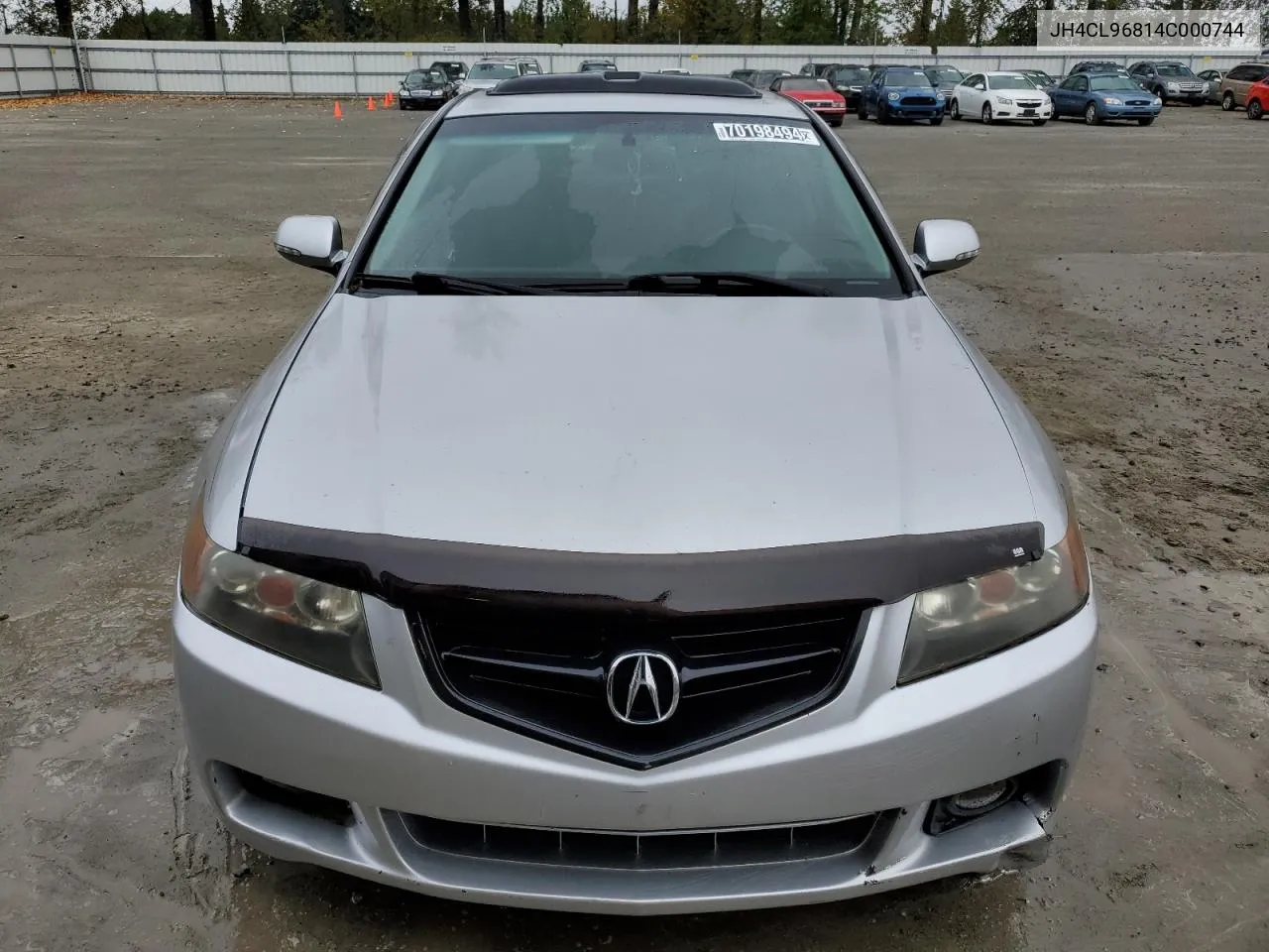 2004 Acura Tsx VIN: JH4CL96814C000744 Lot: 70198494