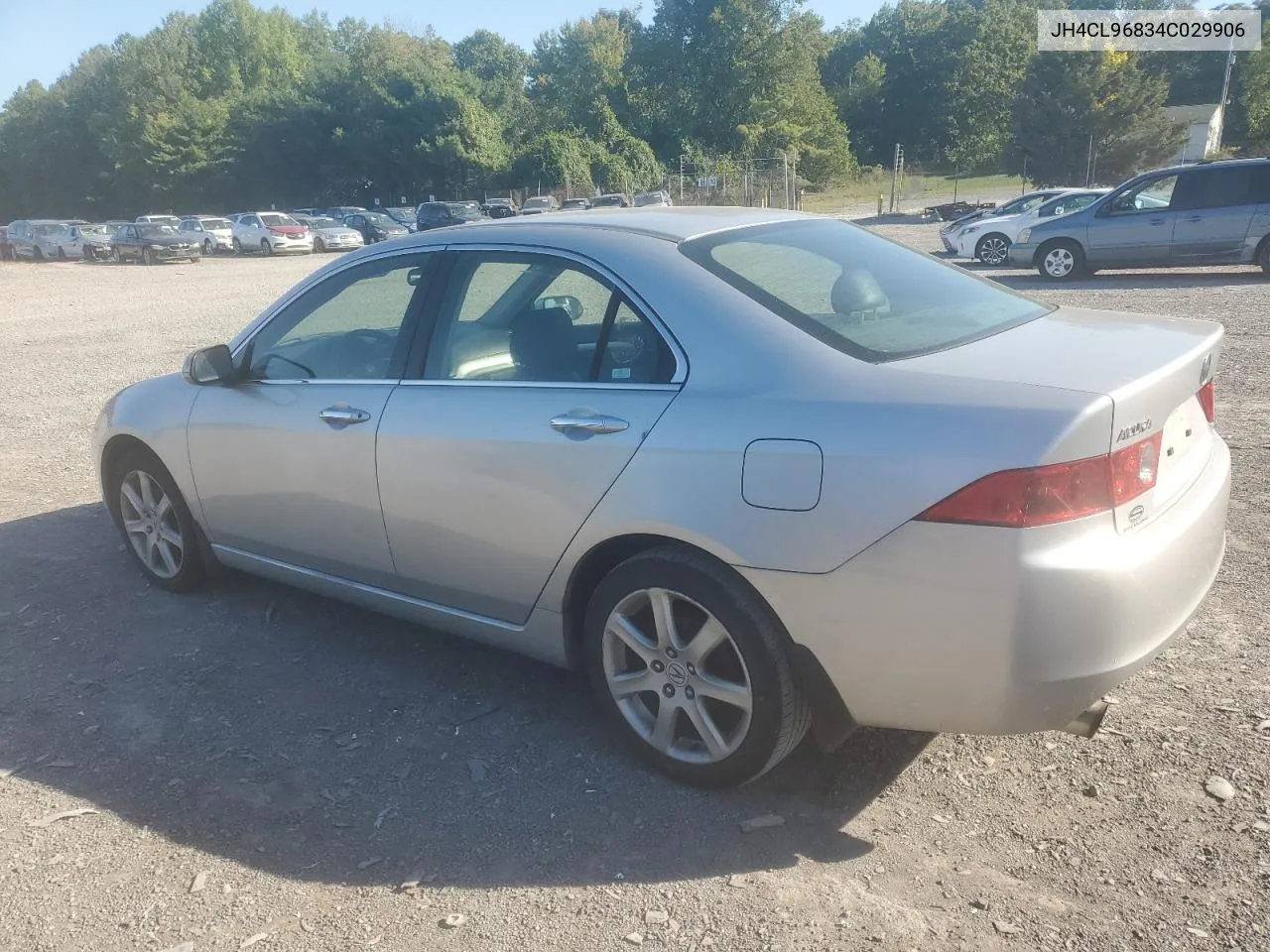 2004 Acura Tsx VIN: JH4CL96834C029906 Lot: 70853714