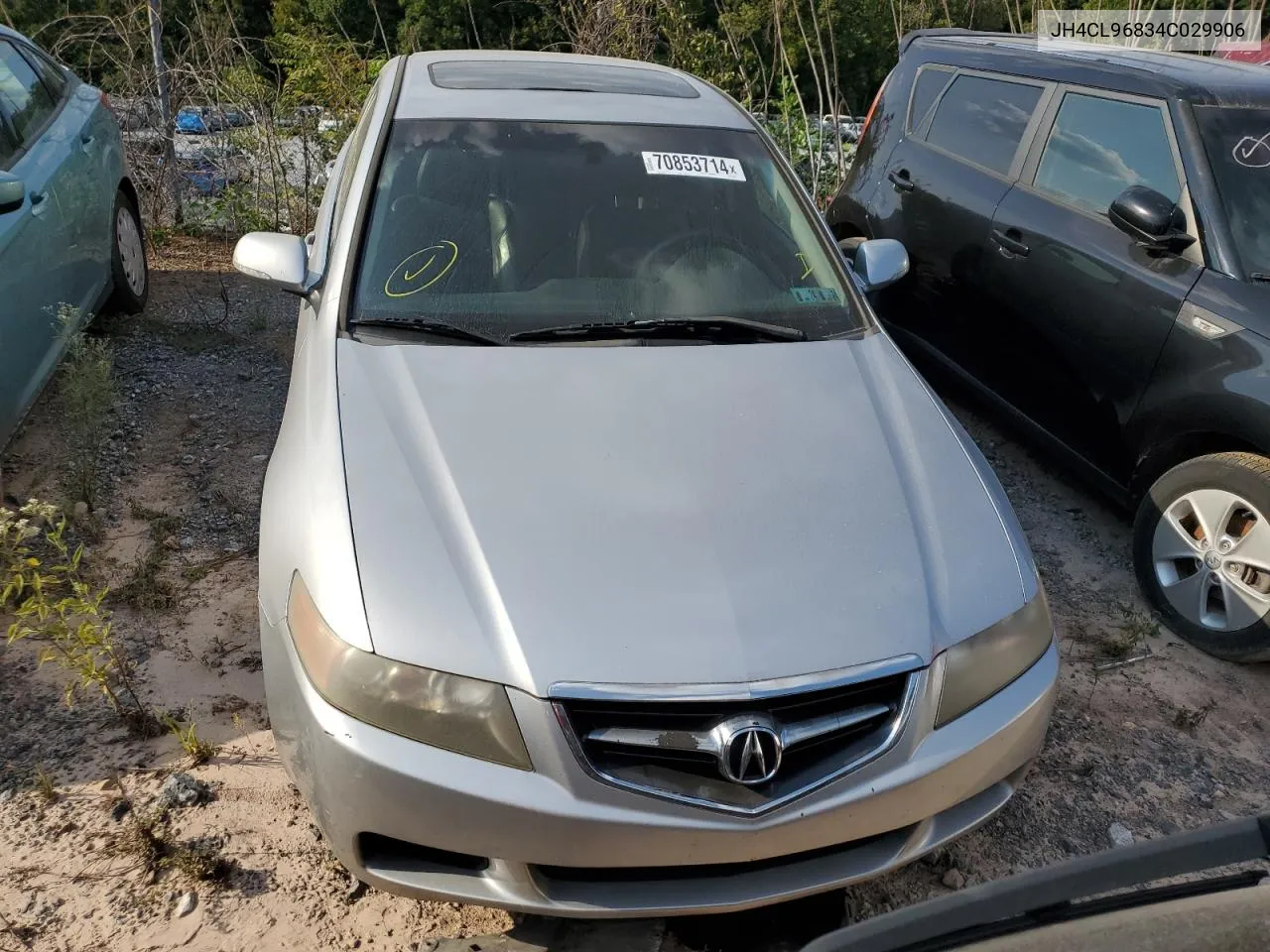 2004 Acura Tsx VIN: JH4CL96834C029906 Lot: 70853714