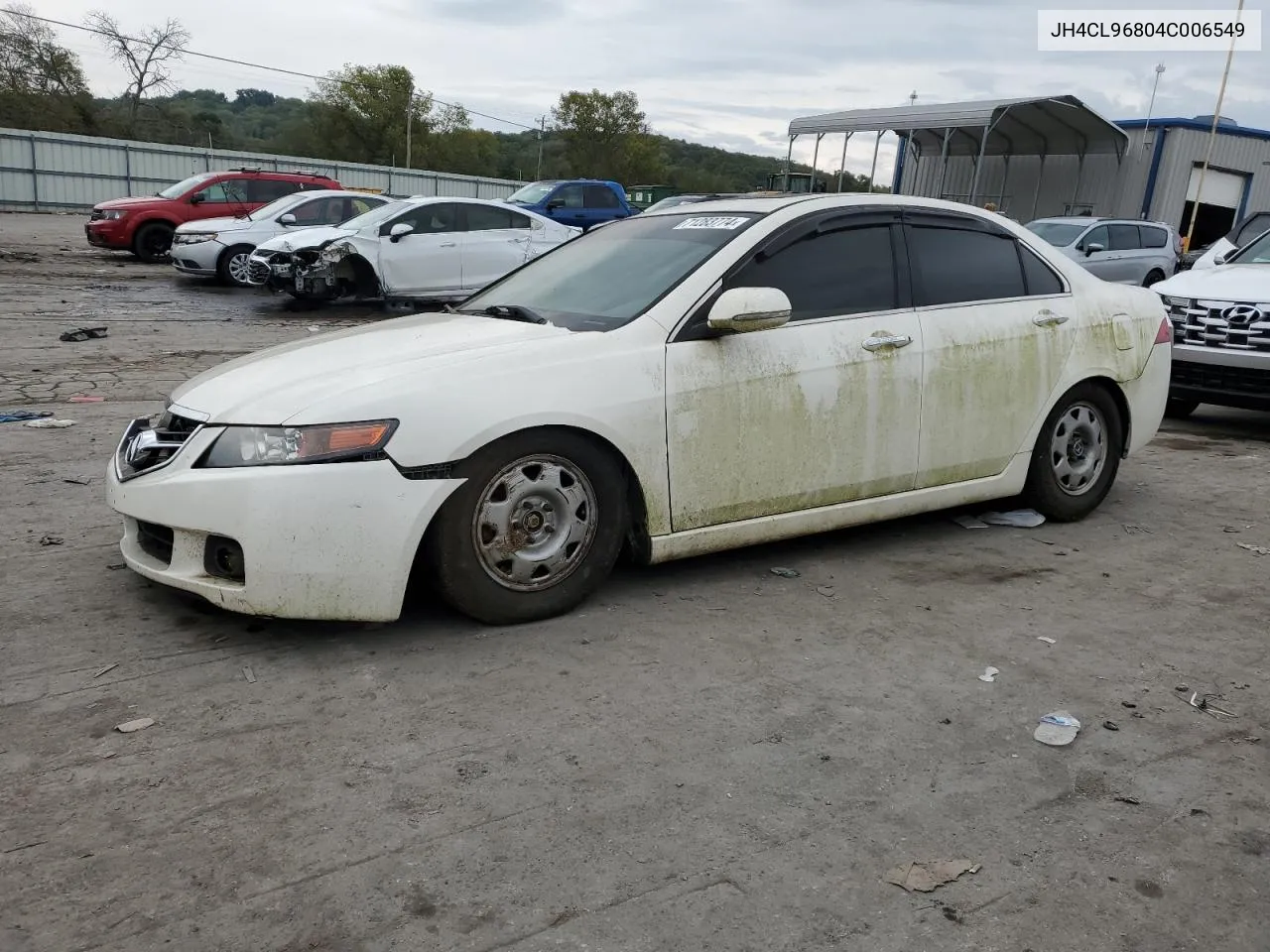 2004 Acura Tsx VIN: JH4CL96804C006549 Lot: 71283774