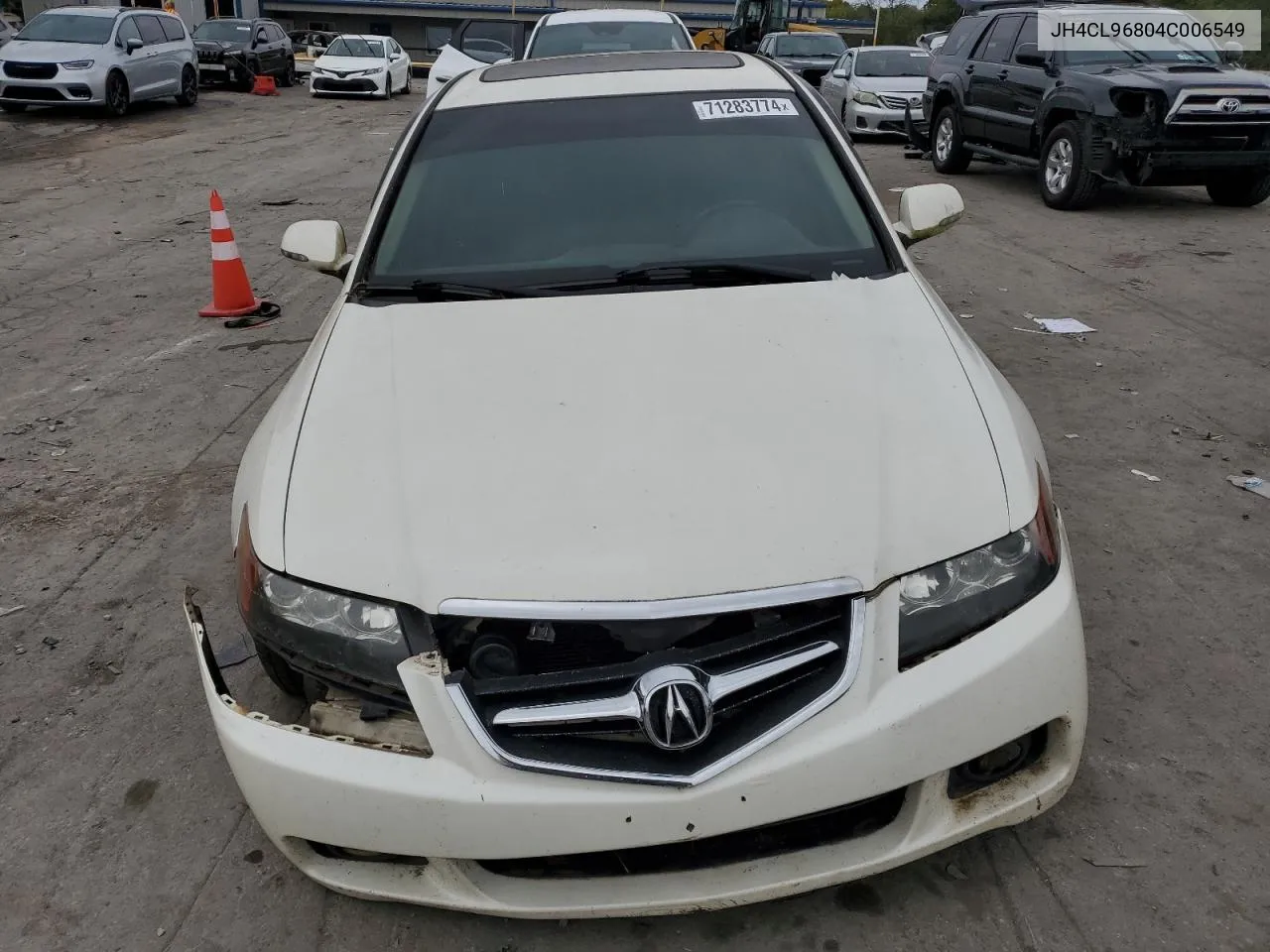 2004 Acura Tsx VIN: JH4CL96804C006549 Lot: 71283774