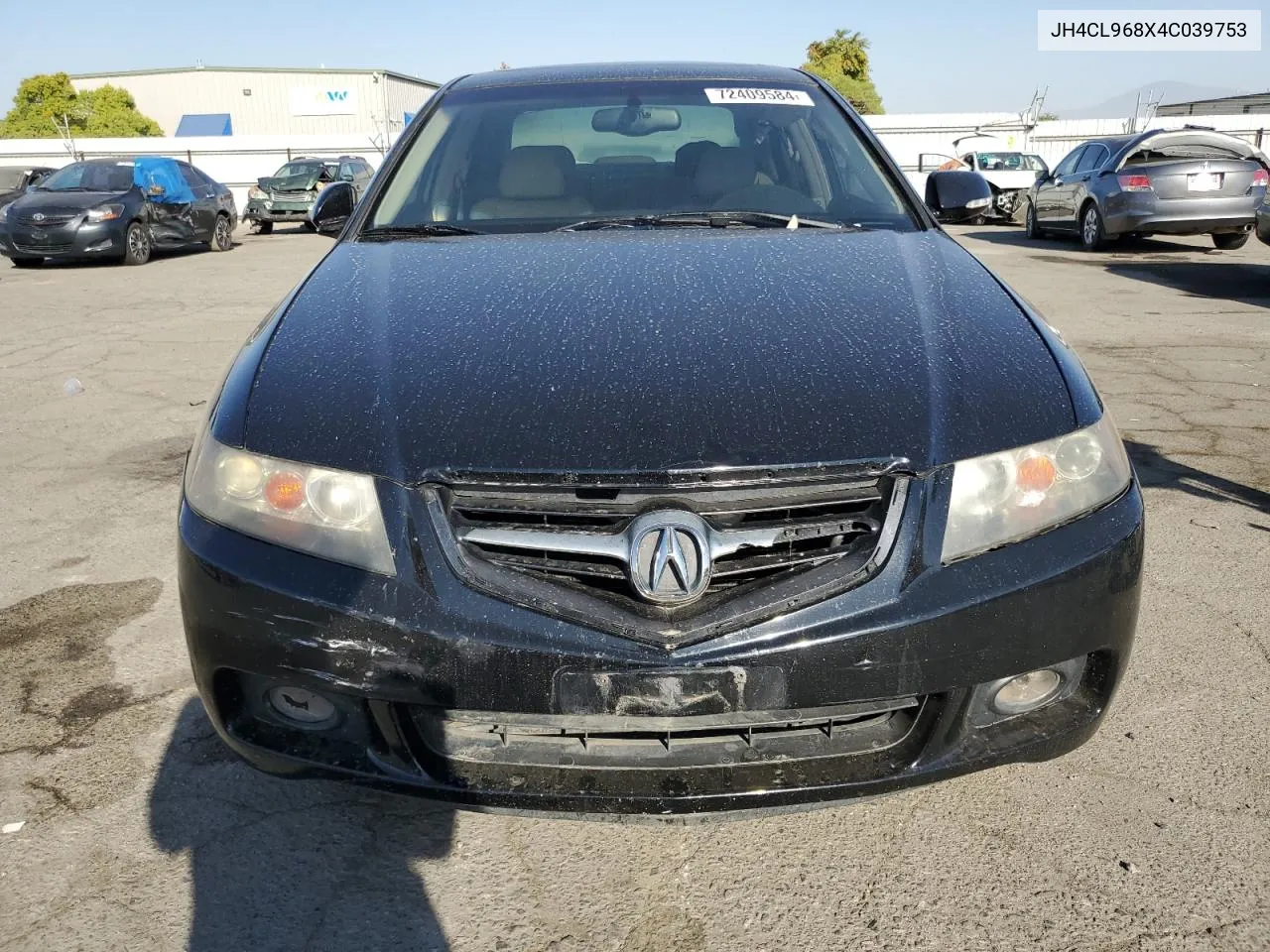 2004 Acura Tsx VIN: JH4CL968X4C039753 Lot: 72409584