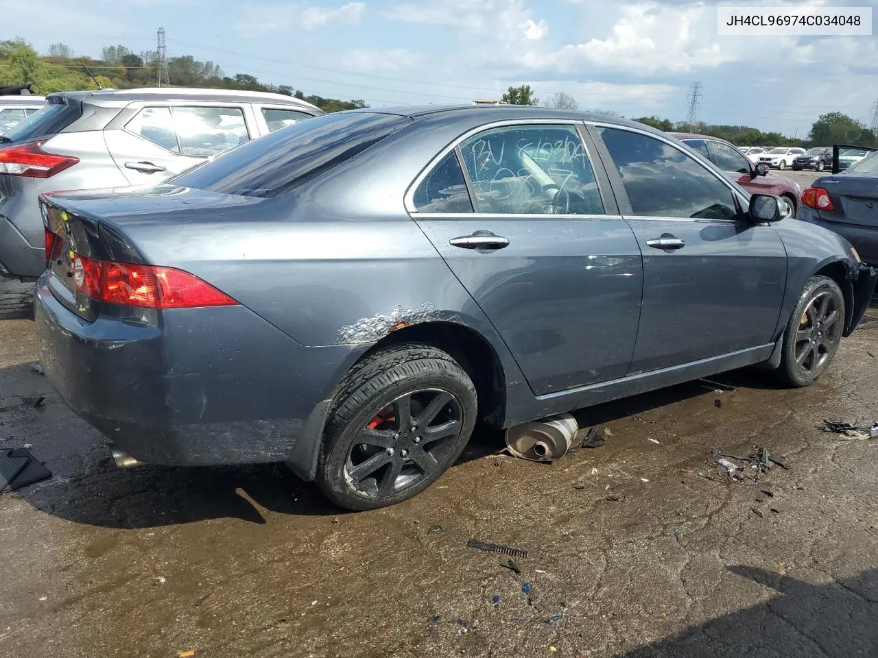 2004 Acura Tsx VIN: JH4CL96974C034048 Lot: 72458264