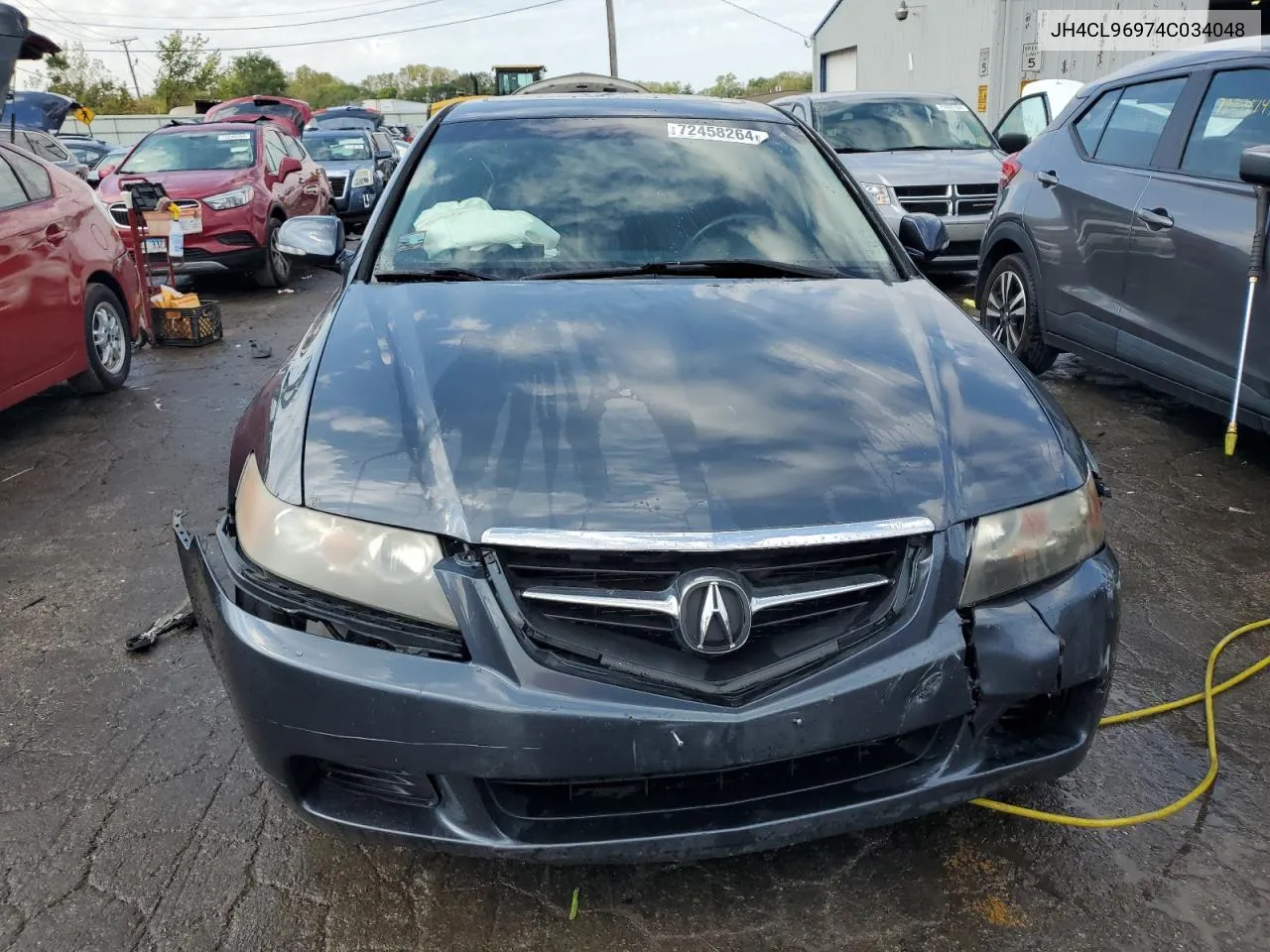 2004 Acura Tsx VIN: JH4CL96974C034048 Lot: 72458264