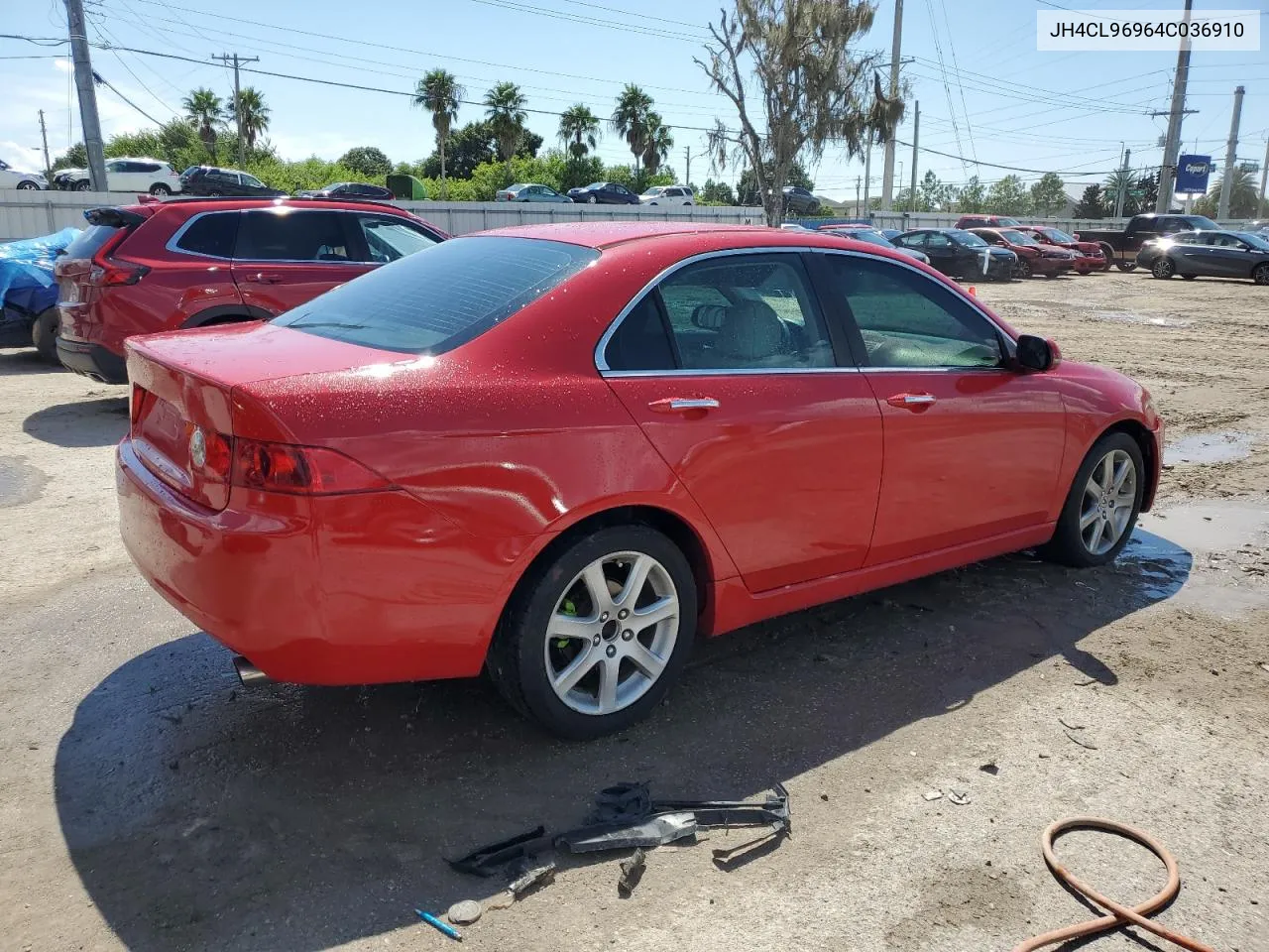 2004 Acura Tsx VIN: JH4CL96964C036910 Lot: 72584164