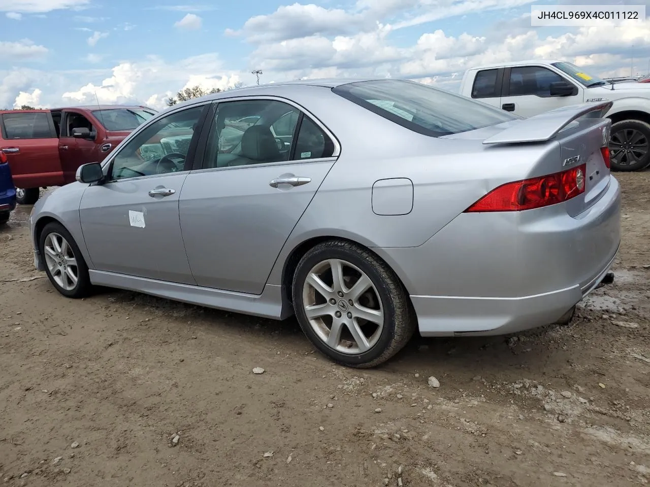 2004 Acura Tsx VIN: JH4CL969X4C011122 Lot: 74213174