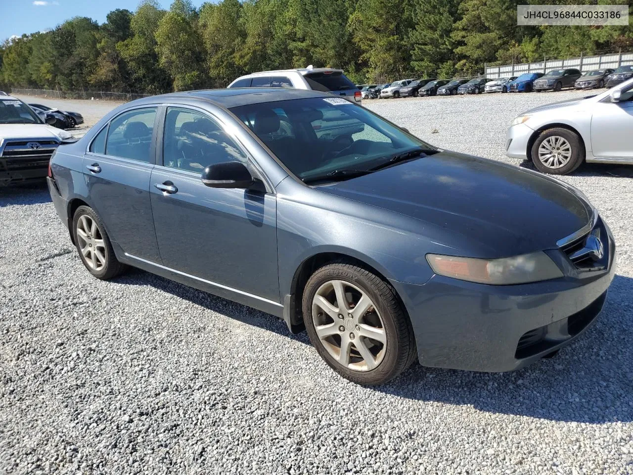 2004 Acura Tsx VIN: JH4CL96844C033186 Lot: 75827264