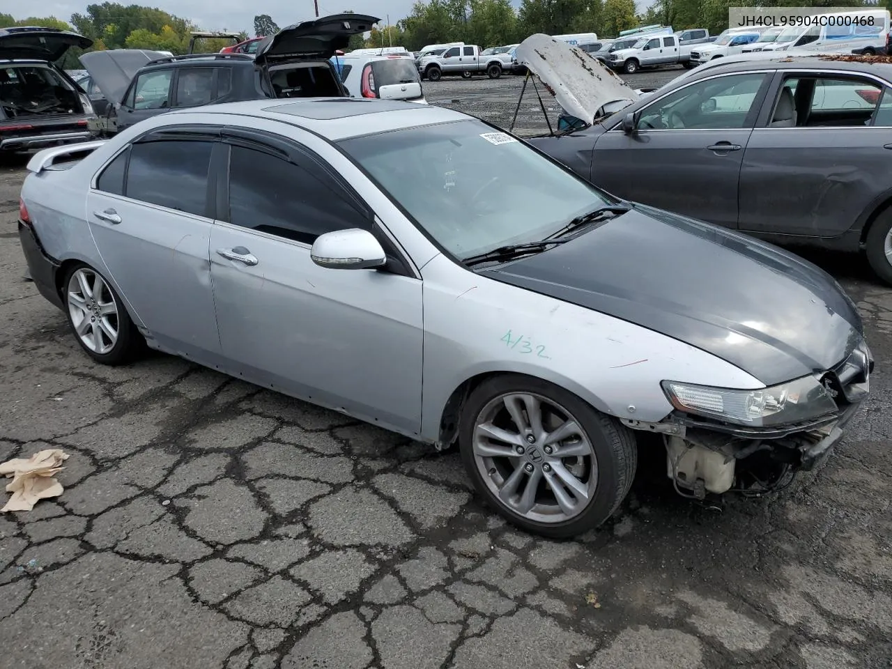 2004 Acura Tsx VIN: JH4CL95904C000468 Lot: 75893764