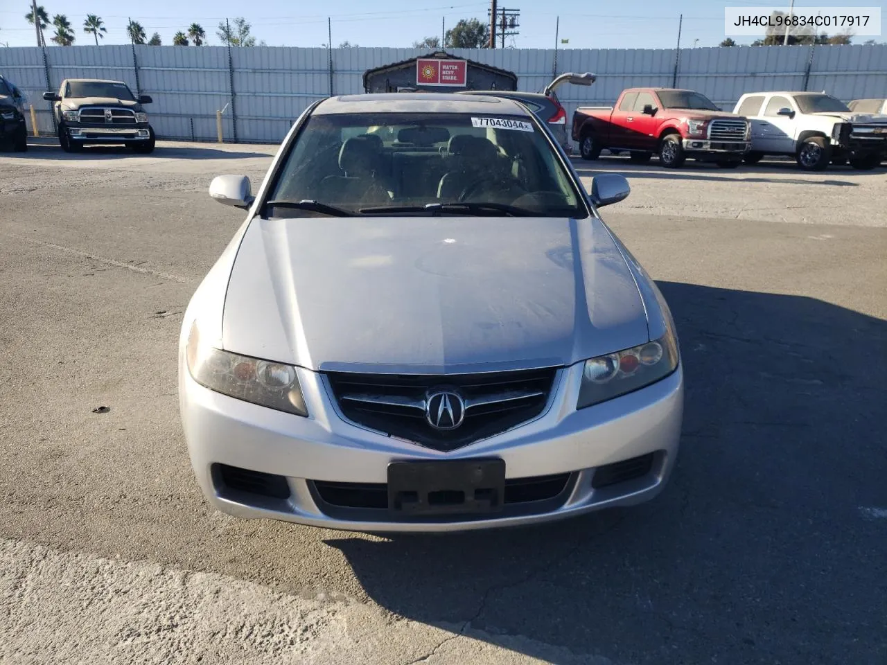 2004 Acura Tsx VIN: JH4CL96834C017917 Lot: 77043044