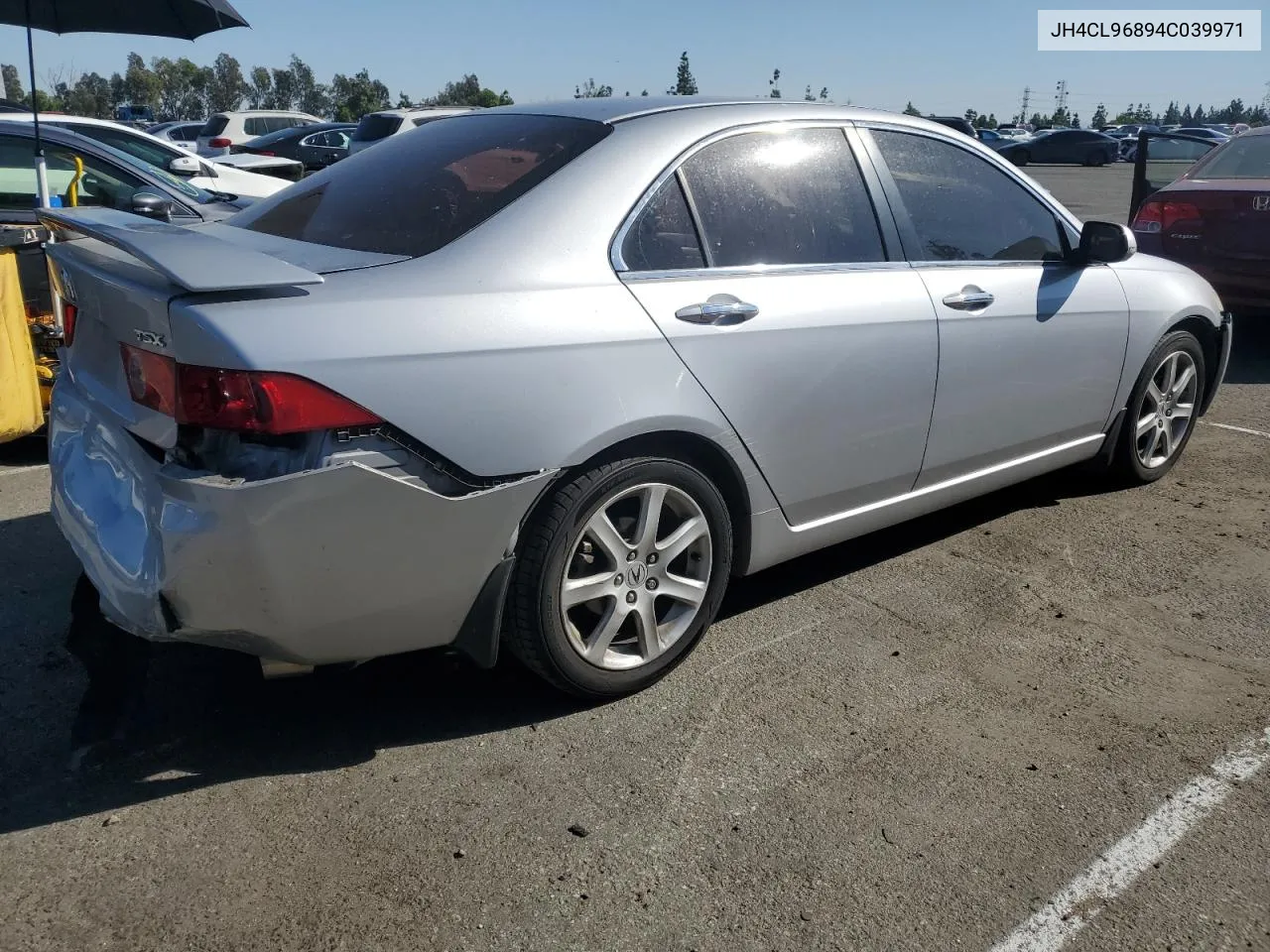 2004 Acura Tsx VIN: JH4CL96894C039971 Lot: 78656334