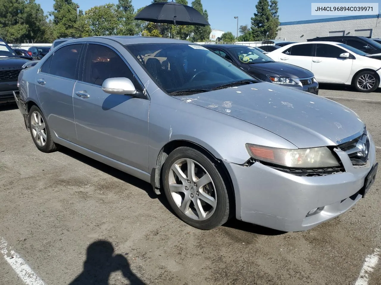 2004 Acura Tsx VIN: JH4CL96894C039971 Lot: 78656334