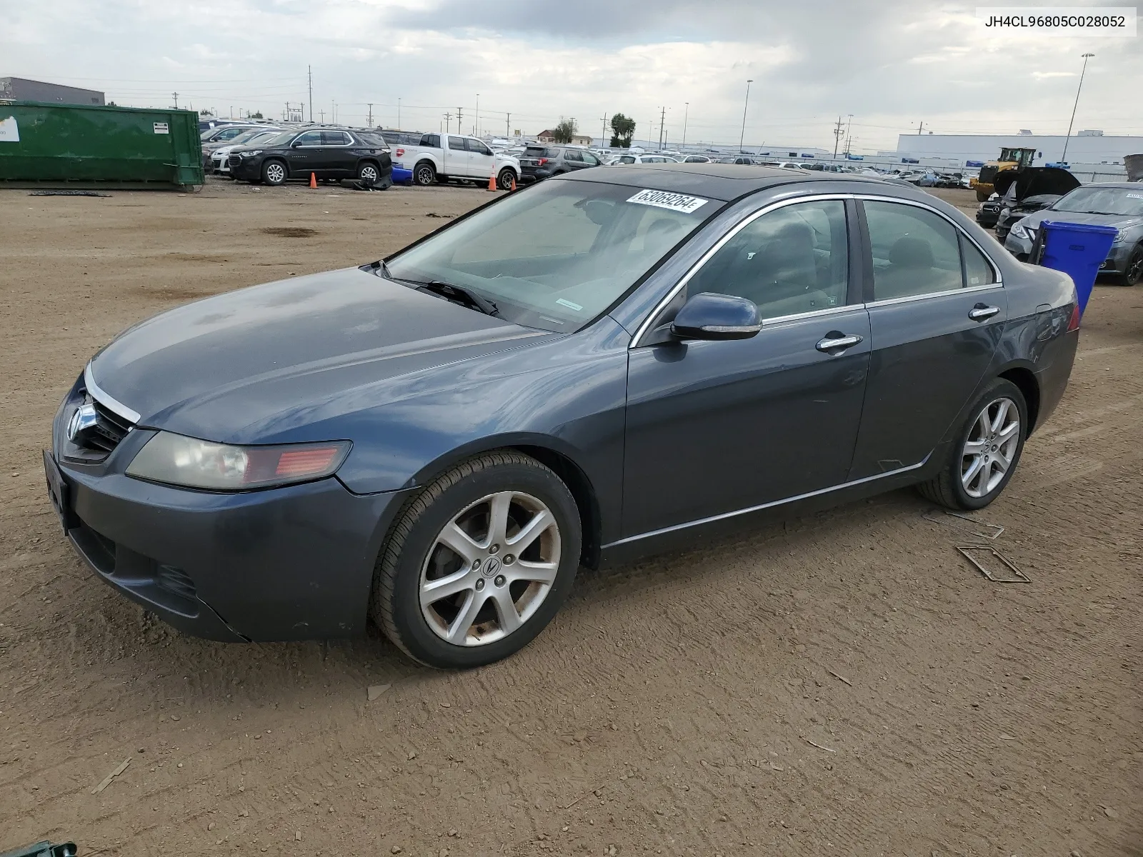 2005 Acura Tsx VIN: JH4CL96805C028052 Lot: 63069264